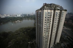 В Пекине будут сносить незаконно построенную виллу на крыше небоскреба
