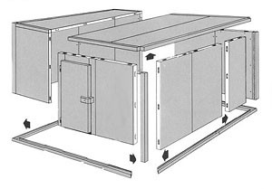 Конструкция холодильных камер